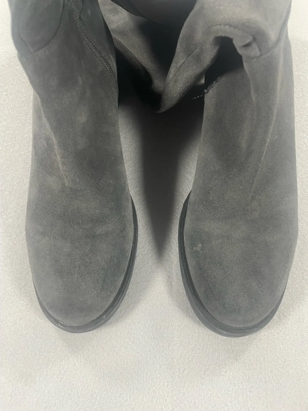 Blondo Tall Riding Boots Womens Suede Gray Size‎ 6.5
